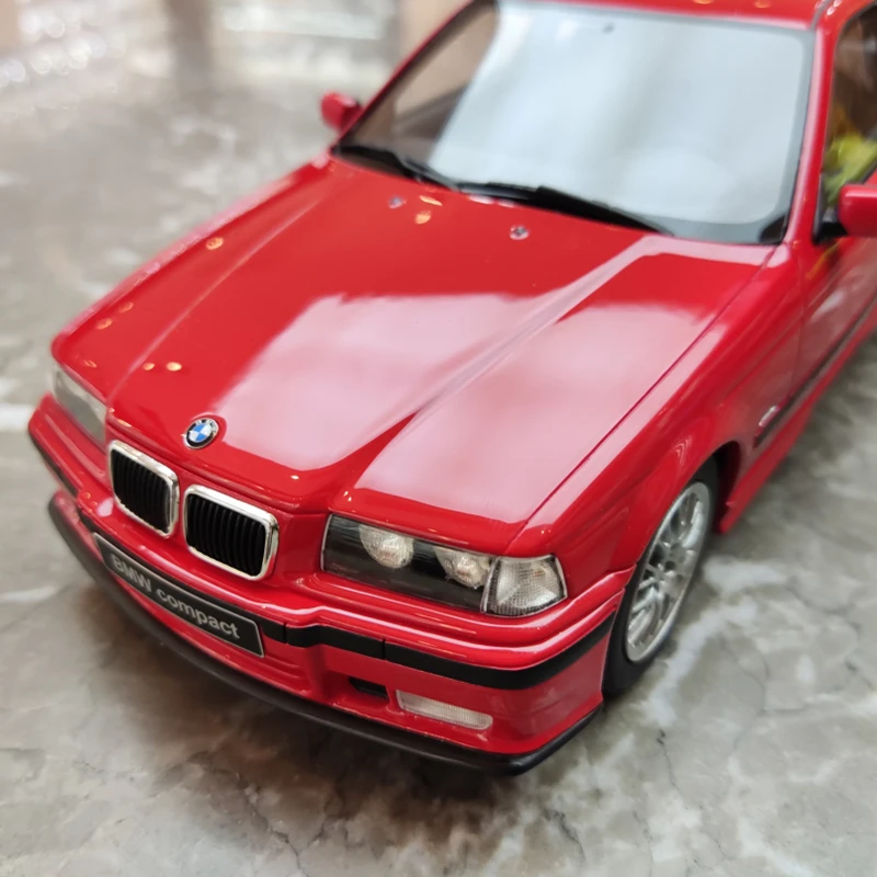 OTTO Model 1/18 diecast car model toy for old style BMW E36 limited edition collection car model with original box