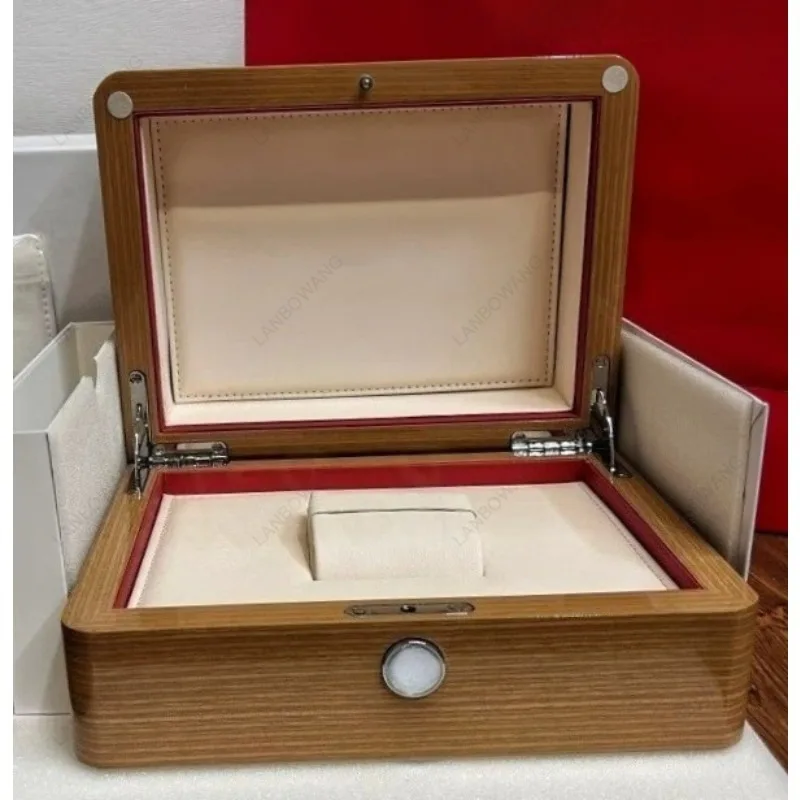 [Customized] Solid Wood High-end Watch Packaging Box, Gift Collection Storage Box, General Watch Box Bronzing Process - view 5