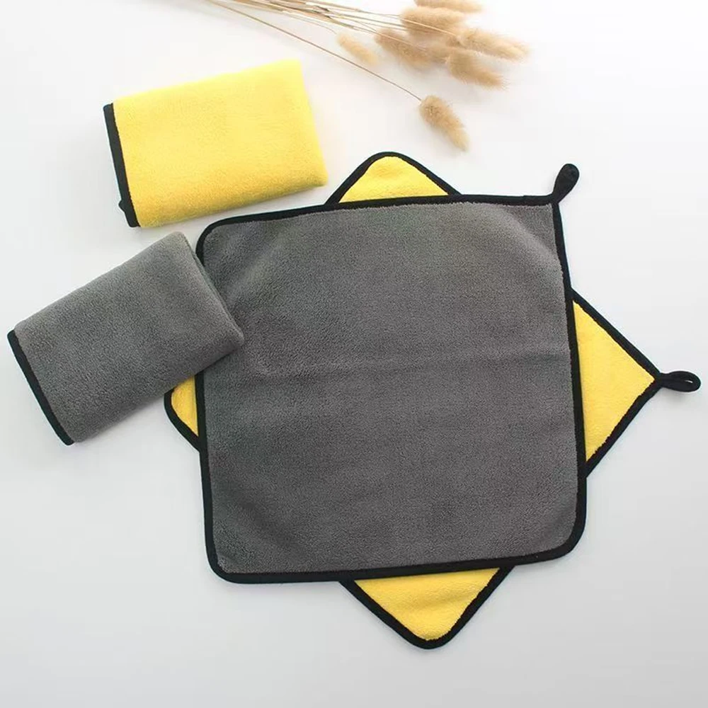 

Салфетка из микрофибры для чистки автомобиля, супервпитывающая, для мойки, сушки и ухода за кузовом, аксессуары для стекол и лакокрасочного покрытия автомобиля