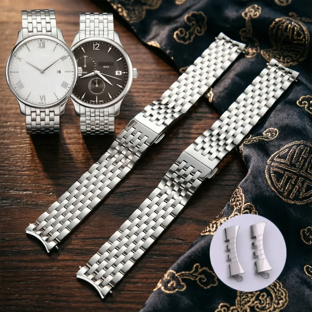 Strap For Tissot Le Locle T006 Steel Bracelet 1853 Men's Business Waterproof Steel 19mm Wrist T41 Solid Stainless Watch Band