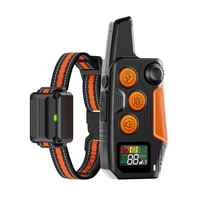 600M Electric Dog Training Collar Remote Control Rechargeable Training Collar For Pet Dog Puppy Bark Control Stop Shock Collar