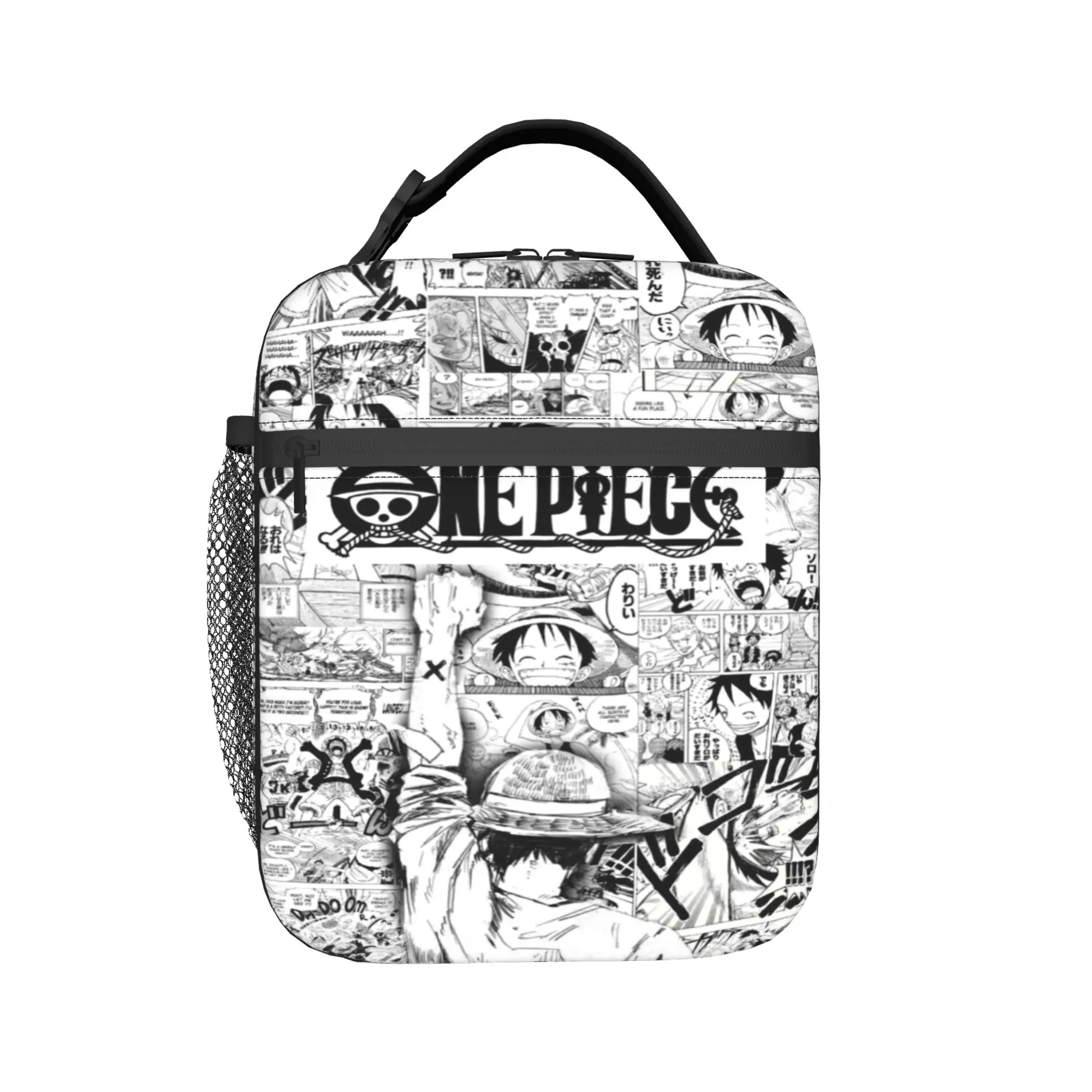 

luffys o-one-piece-e zoro Thermal Insulated Lunch Bags for Travel Portable Food Bag Container Thermal Cooler Lunch Box