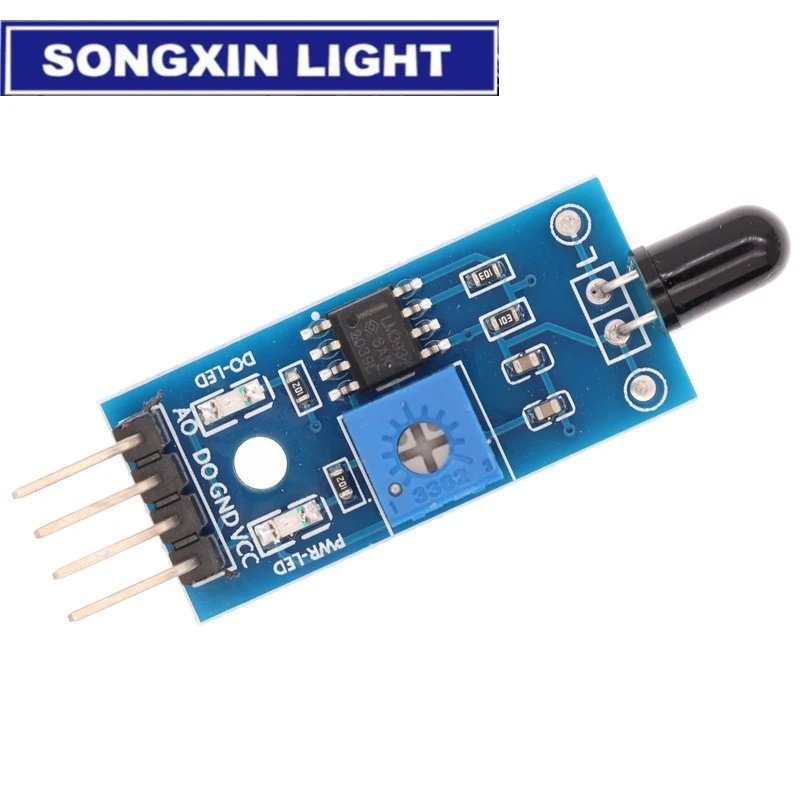SAMIROB IR อินฟราเรด 3 สายเปลวไฟ Accelerometer Sensor โมดูลการตรวจจับสําหรับเครื่องตรวจจับ Smartsense Ac ความชื้นแอมโมเนียม Approach