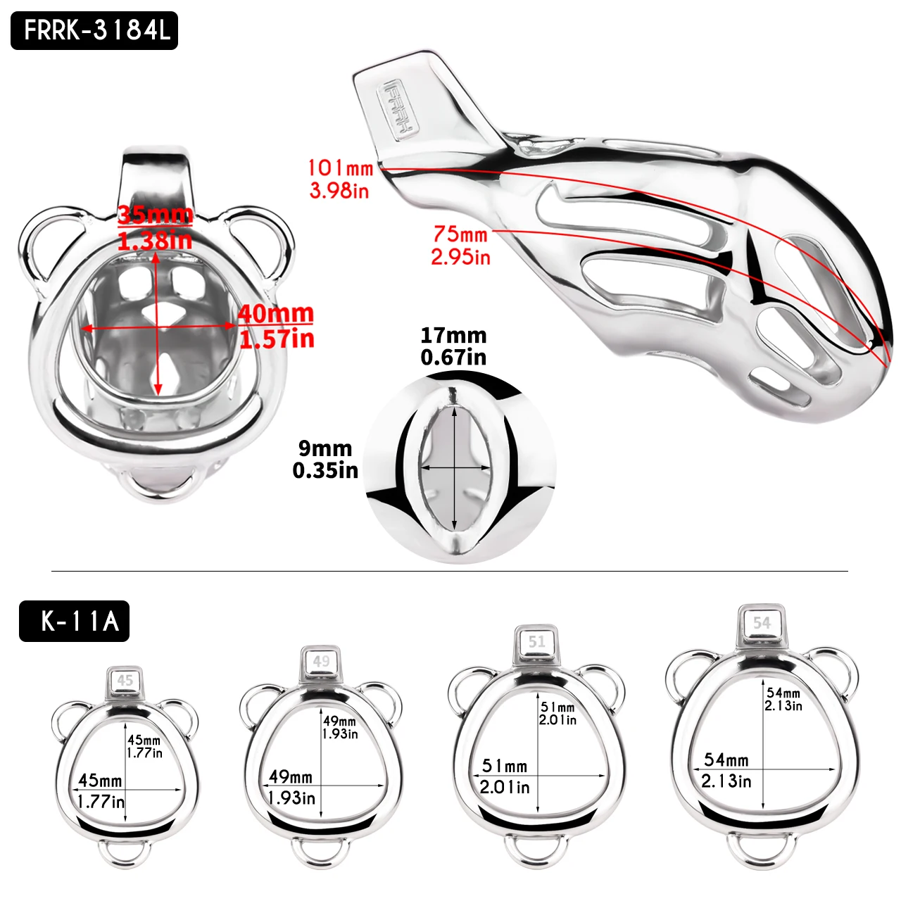 FRRK-L184 قفص العفة للذكور الكبير من كوبا مع حزام قضيب جلدي معدني مطرز بمقبس شرجي كم القضيب منتجات جنسية مثيرة للبالغين