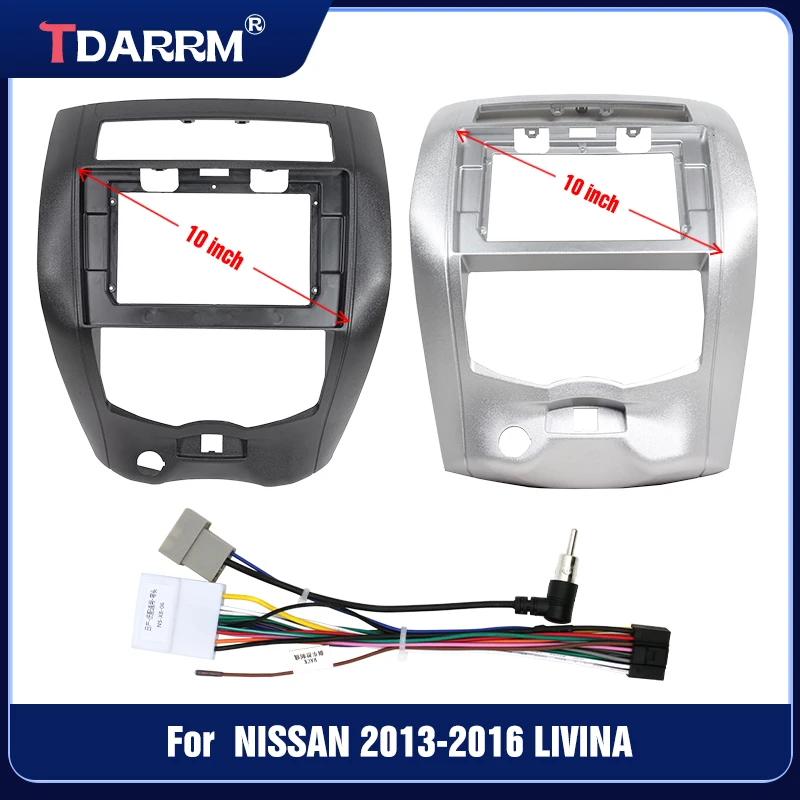 

For NISSAN LIVINA 2013-2016 Car Stereo Android GPS Multimedia Radio Fascia Panel Dashboard Frame Installation Trim Kit