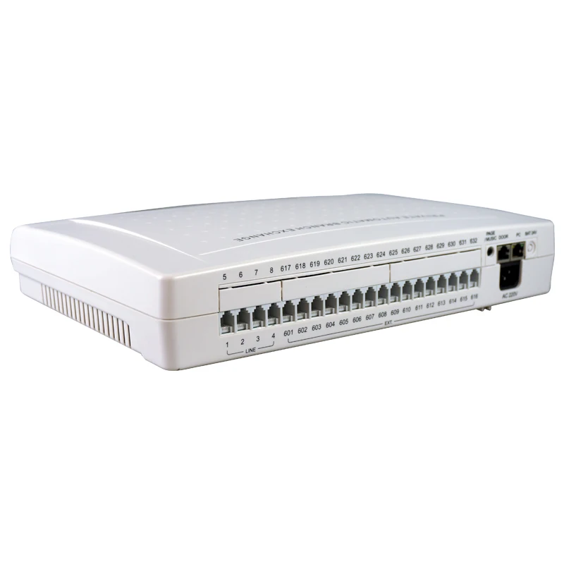 Imagem -04 - Expansível Telefone Exchange Sistema Telefônico com 16 Portas Pbx Pabx Extensões