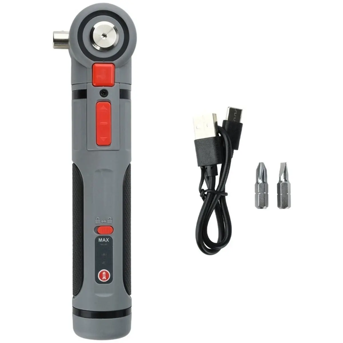 DC 5V Electrical Screwdriver Set 3 Gears Adjustable Torque Smart Cordless Screwdriver Tool USB Rechargeable Drill Tools