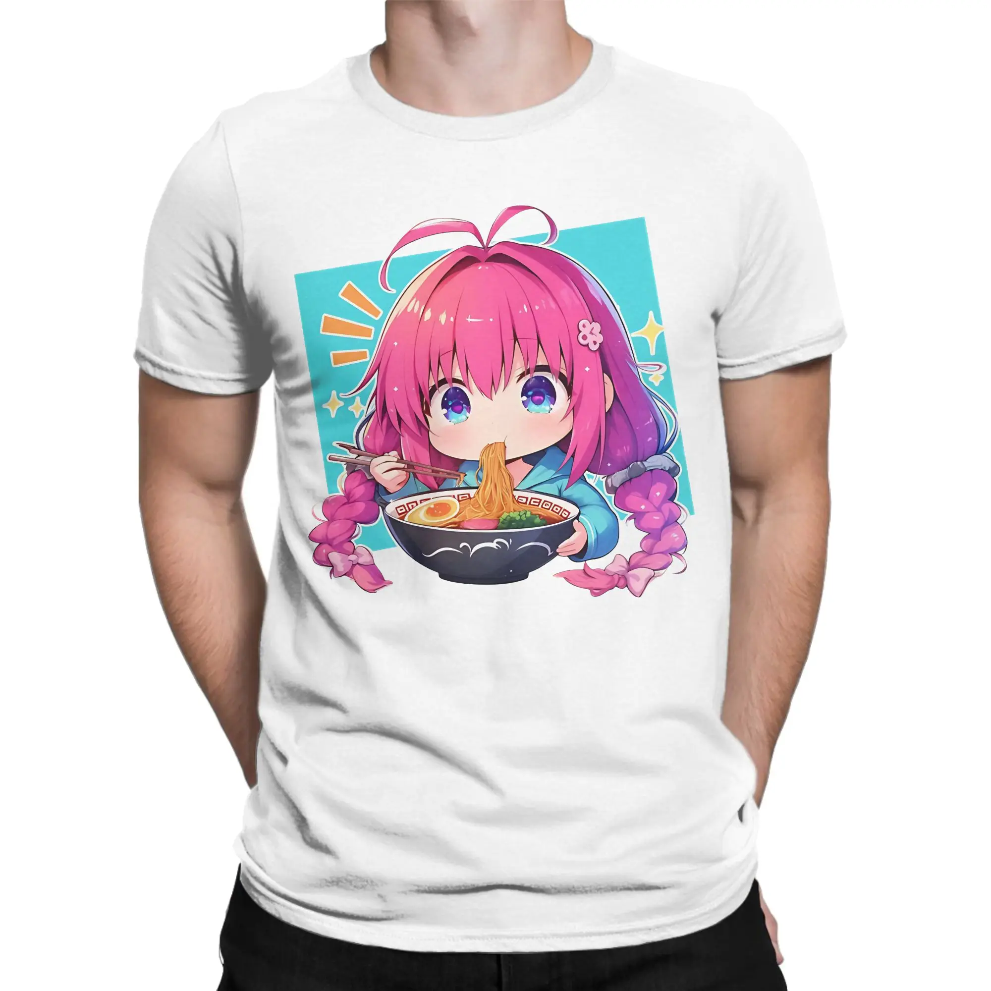Vintage To Love Ru Aime T-Shirts Men Women Crew Neck Cotton T Shirts Kurosaki Mea Short Sleeve Tees Unique Tops