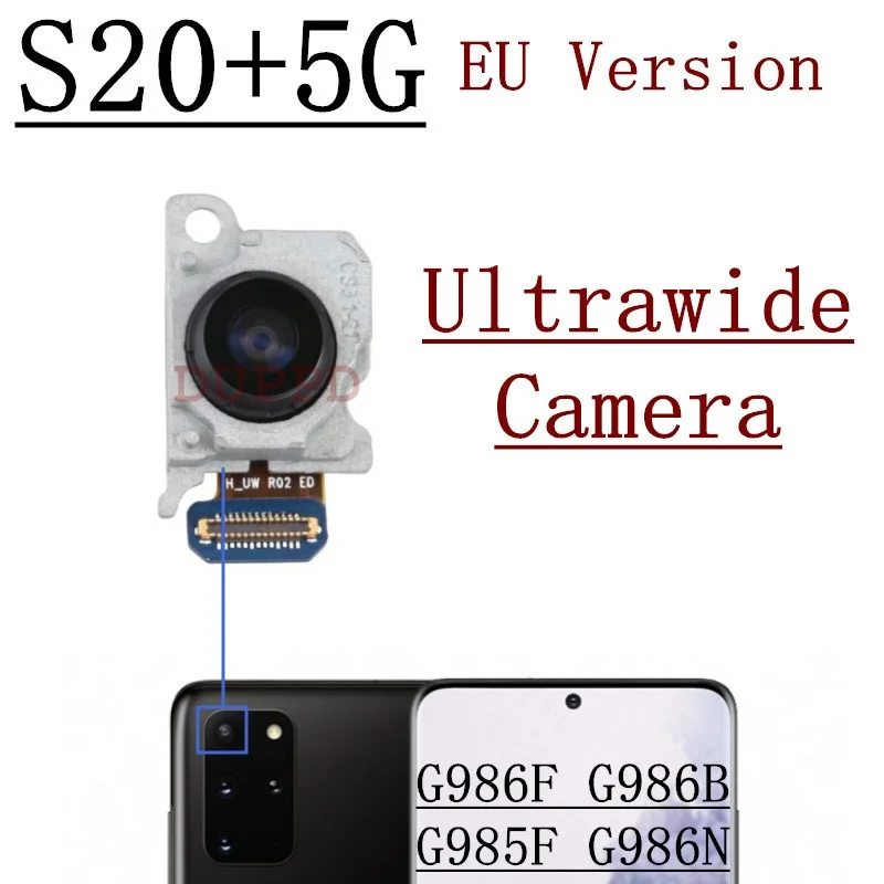 Rear Camera For Samsung Galaxy S20+5G G985F G986F G986B G986U Front  Selfie Small Frontal Back Main Camera Module Flex