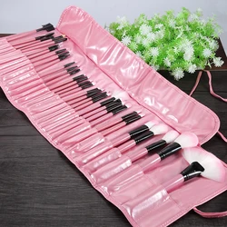 32Pcs Makeup Brushes Pink Set Professional Soft Fluffy Foundation Eyeshadow Eyebrow Eyeliner Blending Makeup Brush Beauty Tools