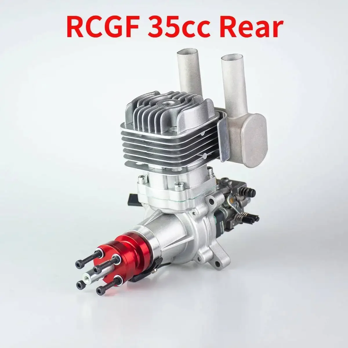 VoltSRCGF 35CC Rear Exhaust Pipe Petrol Engine For RC Airplane Two Strokes Single Cylinder Natural Air Cooling