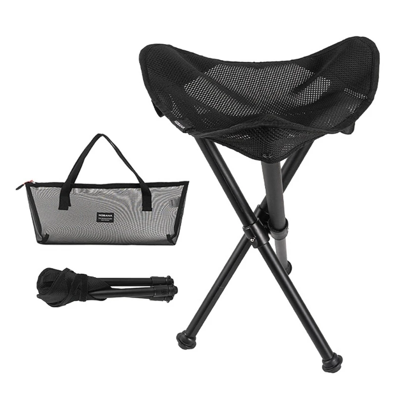 Folding Camping Tripod Stools,Portable 3 Legs Tall Slacker Chair Tripod TOP quality