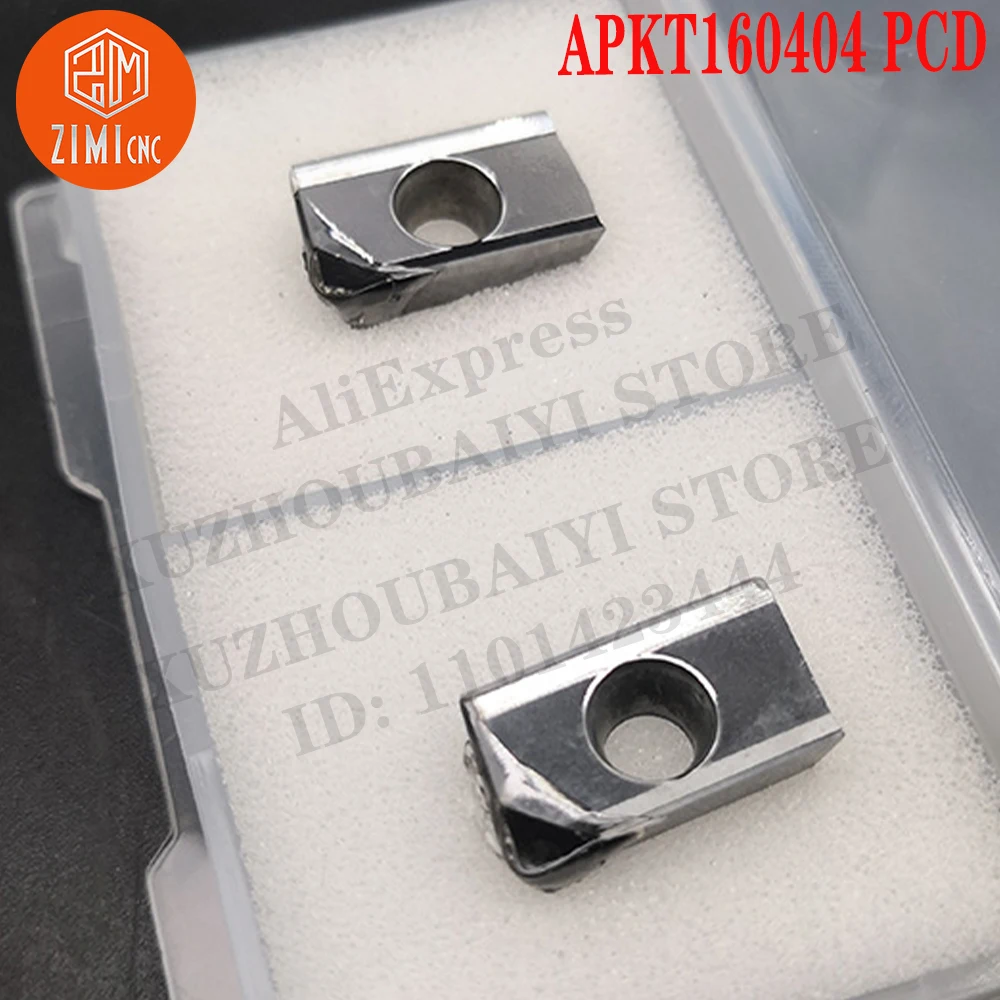 APKT160404 PCD APKT 160404 CNC Tools Carbide Milling Inserts Turning Tools CNC Cutter Lathe Blade Indexable Tools cutting tools