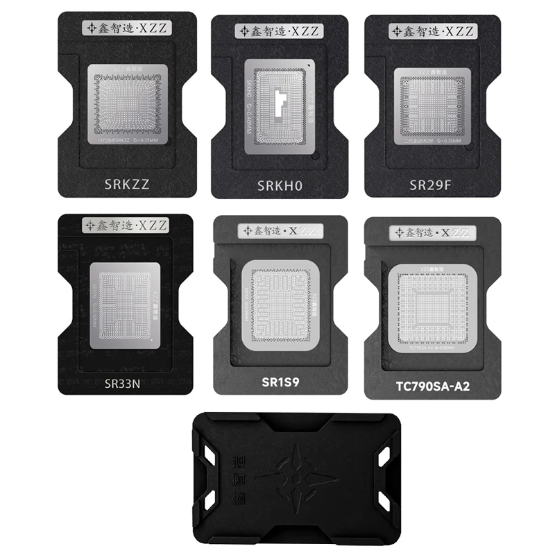 XZZ BGA reballing stencil for SRKZZ SRKH0 SR29F SR33N SR1S9 TC790SA-A2  Direct heating BGA template Tin planting platform