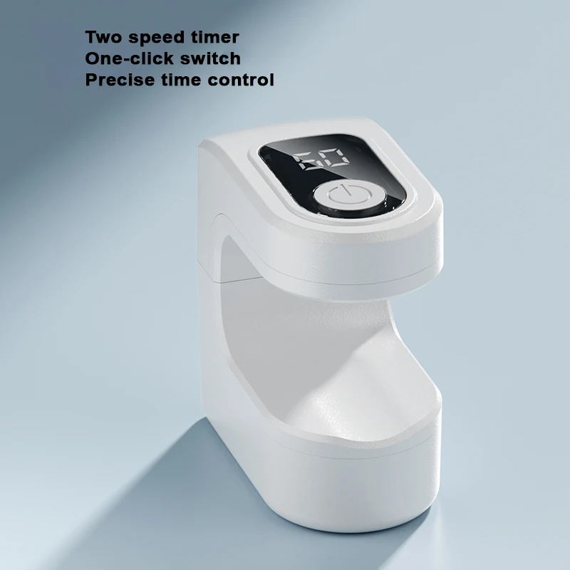 Compacte en draagbare vierkante snoepgouden lamp met twee niveaus getimede sneldrogende nagelplaten