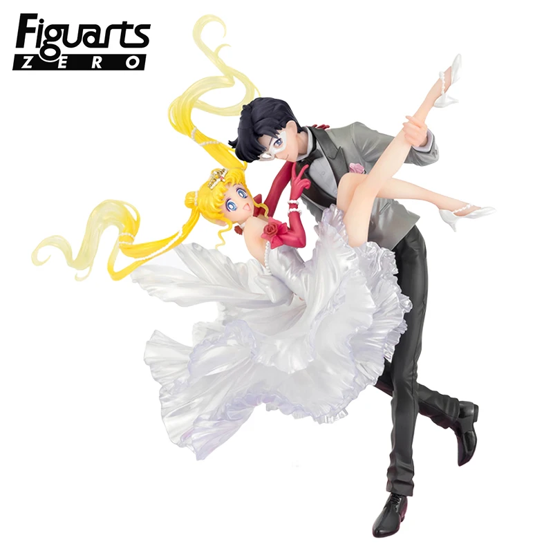 

Оригинальный Figuarts ZERO chouette Pretty Guardian Sailor Moon Tsukino Usagi Chiba Mamoru аниме фигурка Коллекционная модель игрушки подарок