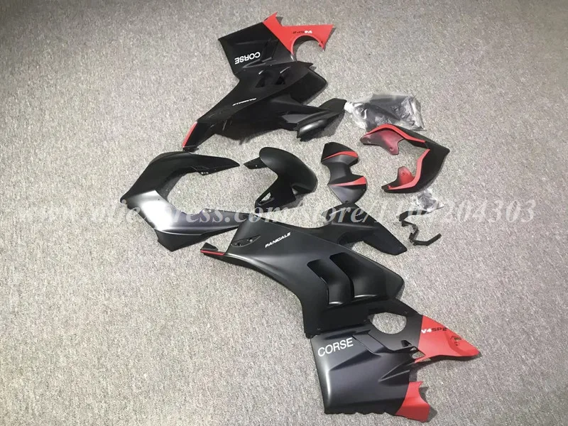 4Gifts New ABS Motorcycle Fairings Kit Fit For DUCATI Panigale s V4 V4s 2023 2024 23 24 Bodywork Set Custom Red Black Matte