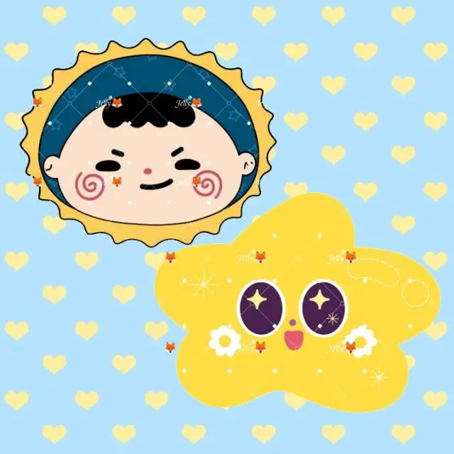Pre-sale Not Official Fanmade Thai Star Aouboom Dual Ceri Junior Mark Jummo 10cm Pendant With Voice