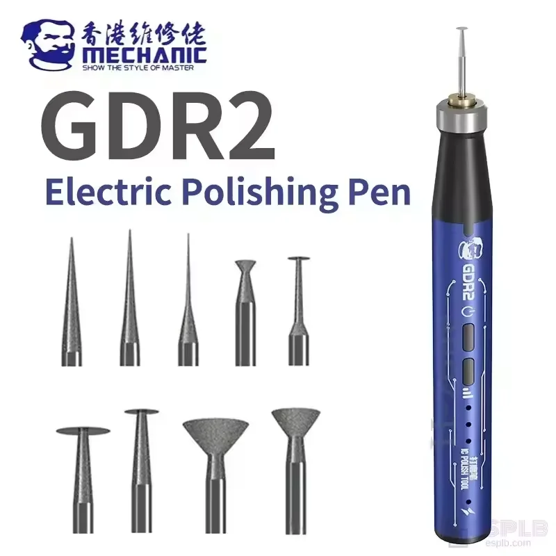 

MECHANIC GDR2 3-скоростная многофункциональная электрическая полировальная ручка, универсальный электрический микросхема, сверление процессора, резка, гравировка, полировщик