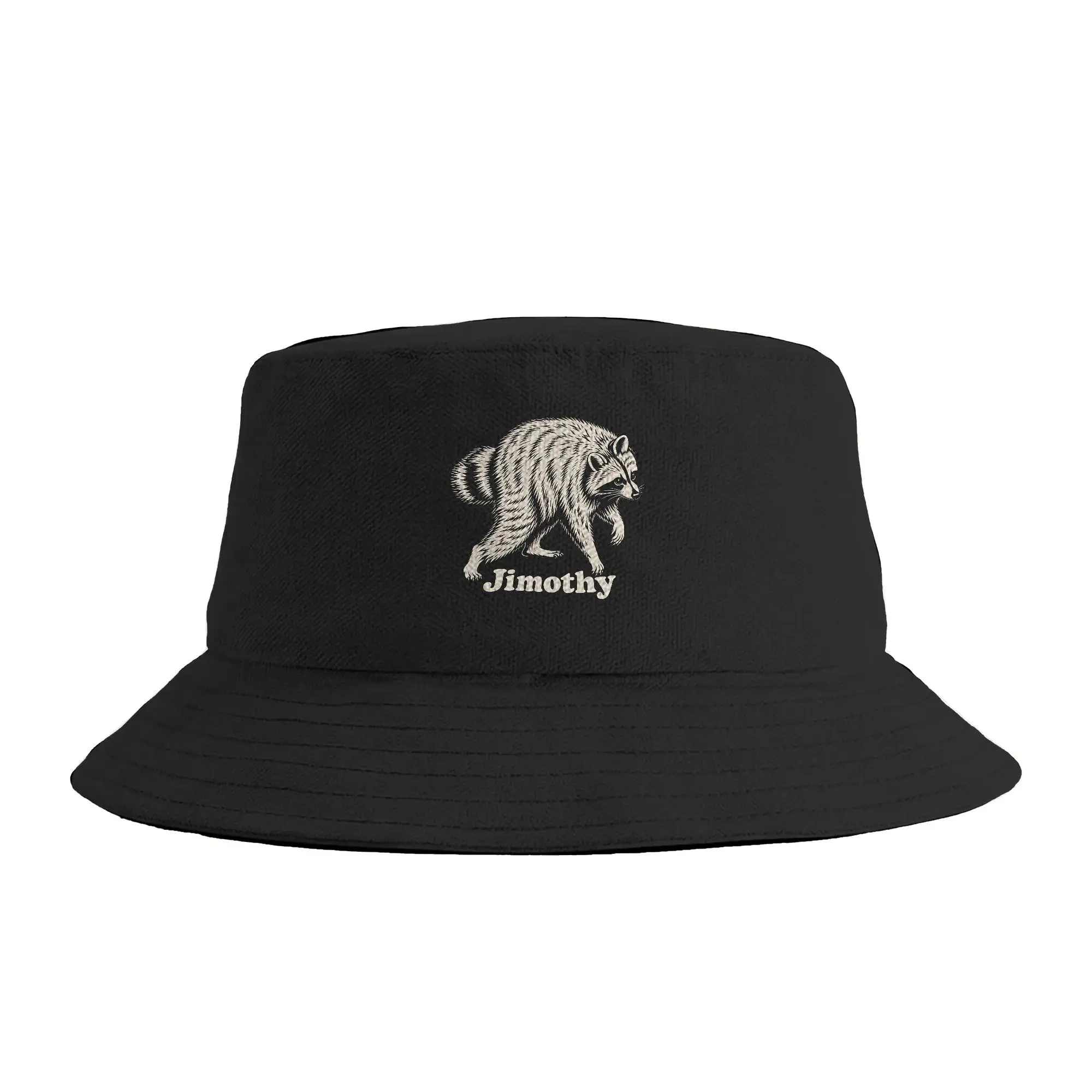 Jimothy the Ballard Seattle Raccoon Bucket Hat For Unisex  Fisherman Hats Korean Vacation Caps Portable Hawaii Custom Sun Hats