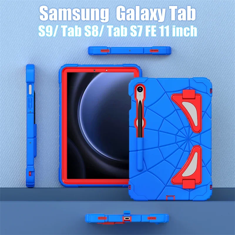 Armor Case For Samsung Galaxy Tab S10 Lite S9 FE S8 S7 A11 A9 Plus 11 A8 10.5 A11 A9 8.7 A7 Lite 8.7 Tablet EVA Kids Cover Coque