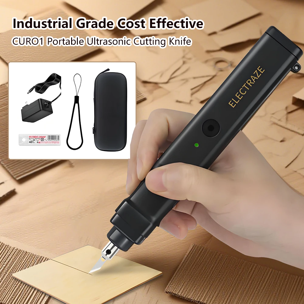 

Handheld Ultrasonic Cutting Knife DIY Mini Electric Engraving Tool Cutting Knife for Plastic Template Resin PCB Carbon Fiber