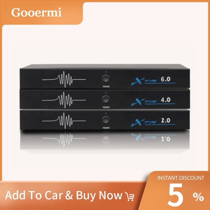 Gooermi Audio Feedback Suppressor Processor 6 In 6 Out Performance Stage Conference Automatic Anti-Howling Frequency Shifter