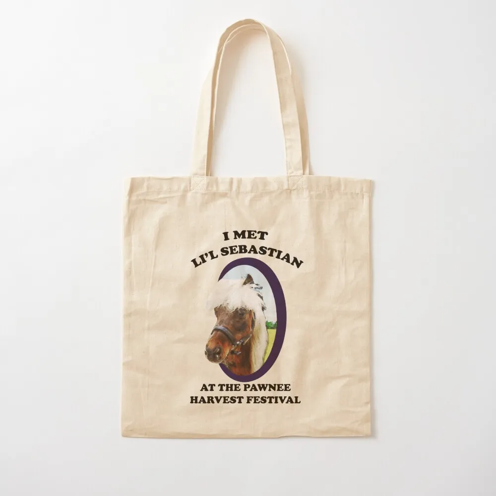 

Lil Sebastian - Parks and Rec Tote Bag Candy bags Shopper personalized tote Women's bag Canvas Tote Bag