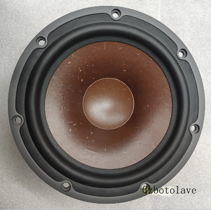 1 pair Denmark 8'' casting aluminum frame midrange 8 inch bass speaker mid-woofer wood pulp cone