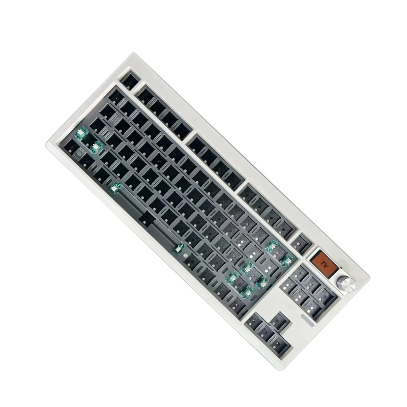 GMK87 ปรับแต่ง DIY คีย์บอร์ดชุด 3 โหมด BT5/2.4G/UsbC Hot swappable สวิทช์ Backlights Y9RF