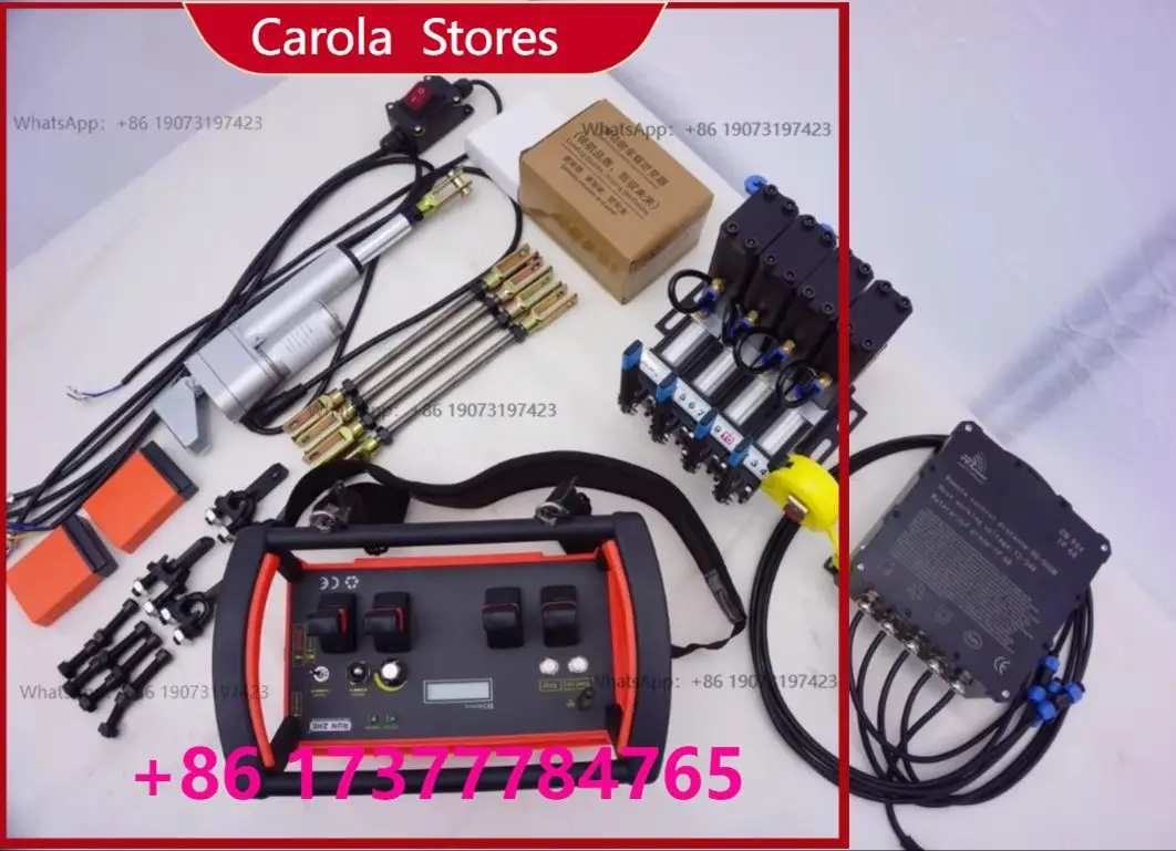 Plug-and-play installation for hydraulic crane, log grapple and aerial work vehicle, replace original wired handle conveniently.