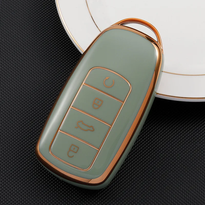 

2Pcs Car Key Shell Tpu Cover Compatible for Chery Little Ant Scratch-Resistant Protective Key Fob Case Remote Keyless Entry