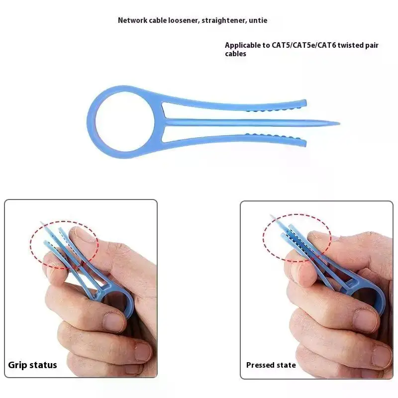Network Cable Untwist Tool, Engineer Wire Straightener For CAT5/CAT5e/CAT6/CAT7 Wires Pair Separator Tools Quickly & Easily Untw
