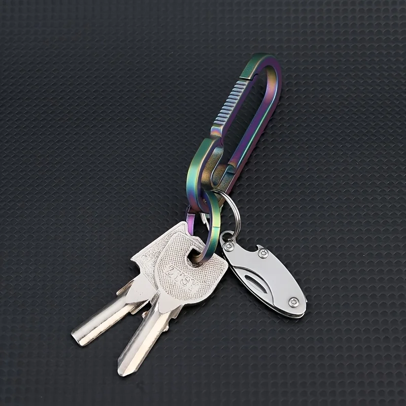 Mini tragbarer, olivenförmiger, multifunktionaler Outdoor-EDC-Werkzeug-Schlüsselanhänger, ein perfektes Unboxing-Tool für den täglichen Familiengebrauch. – Detail 5