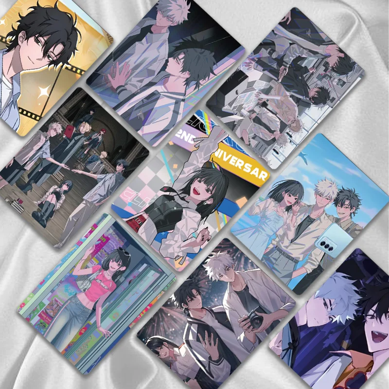 50 Pcs/box Link Click Lomo Card Cheng Xiaoshi & Lu Guang Holographic Photo Cards Cosplay Gift