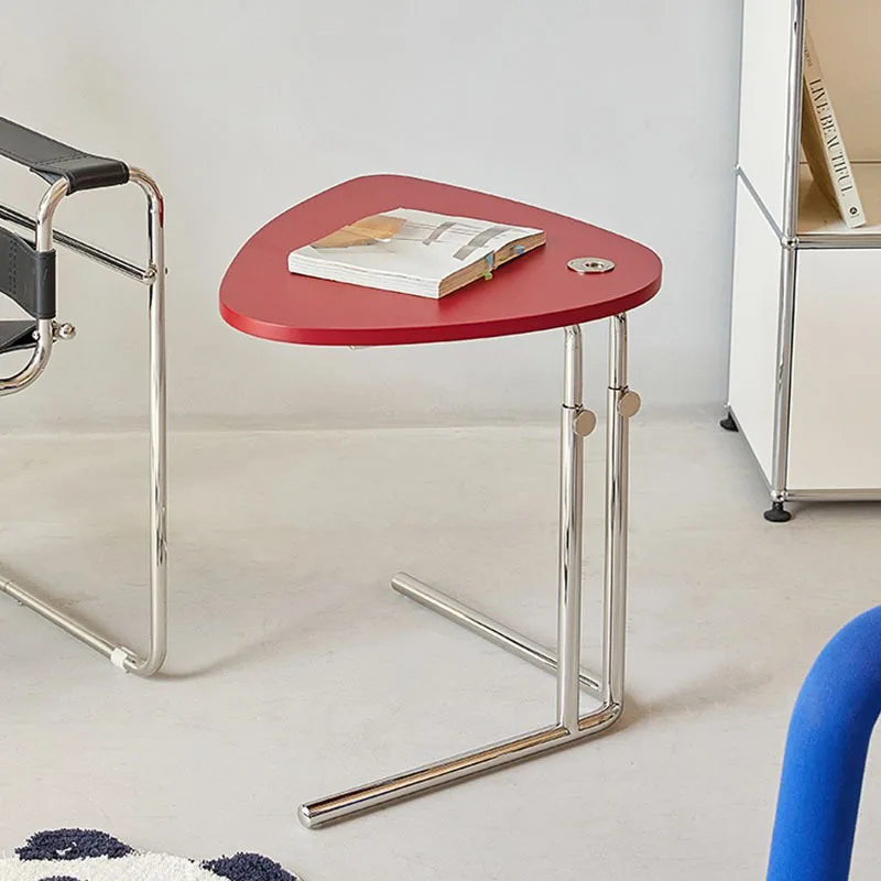 

Simple stainless steel corner table, living room, sofa side table, liftable, small coffee table, balcony, bedside table