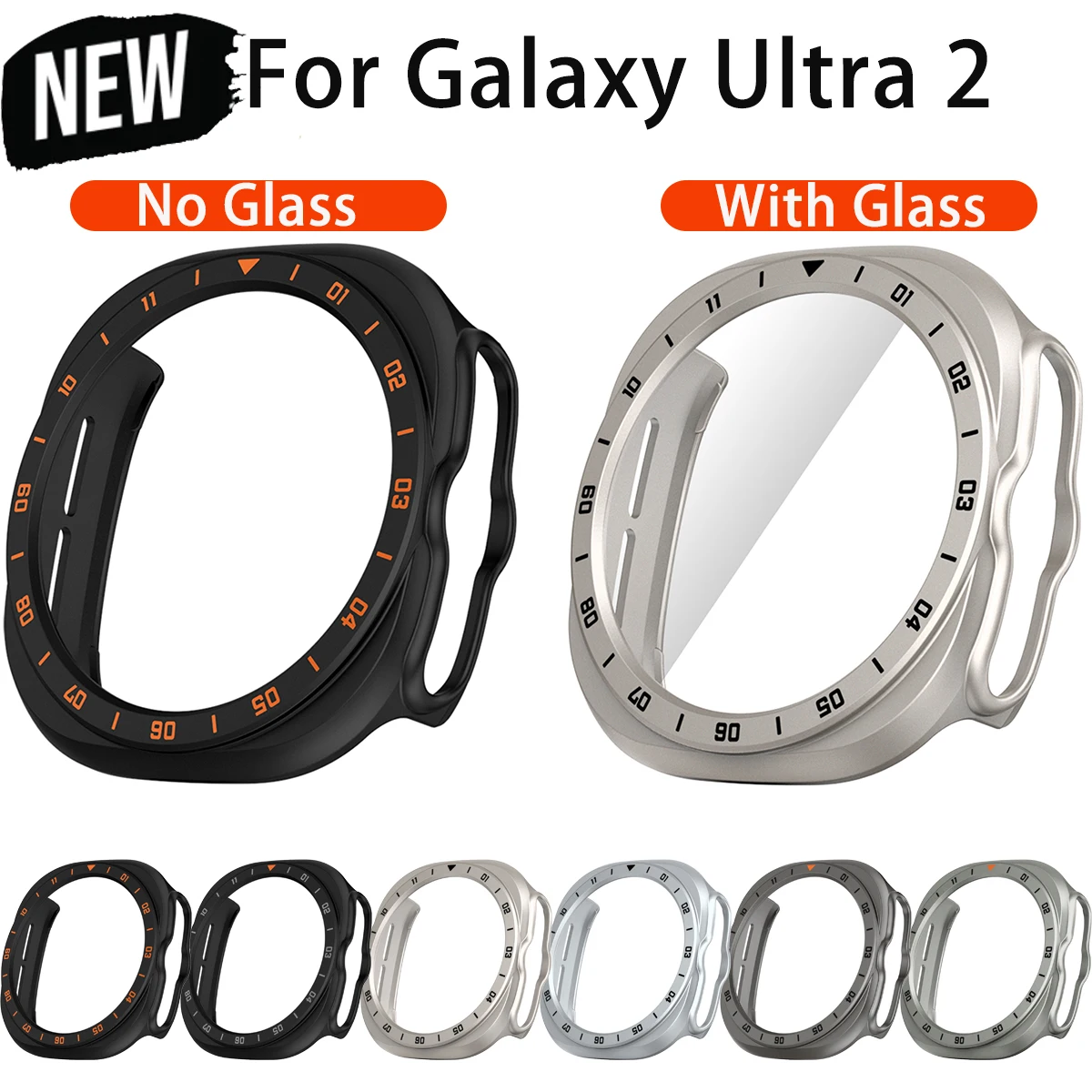 Protective Case for Samsung Galaxy Ultra 2 Tempered Glass Bumper / No Glass Frame for Galaxy Ultra 2026 Anti-scratch Shell Cover