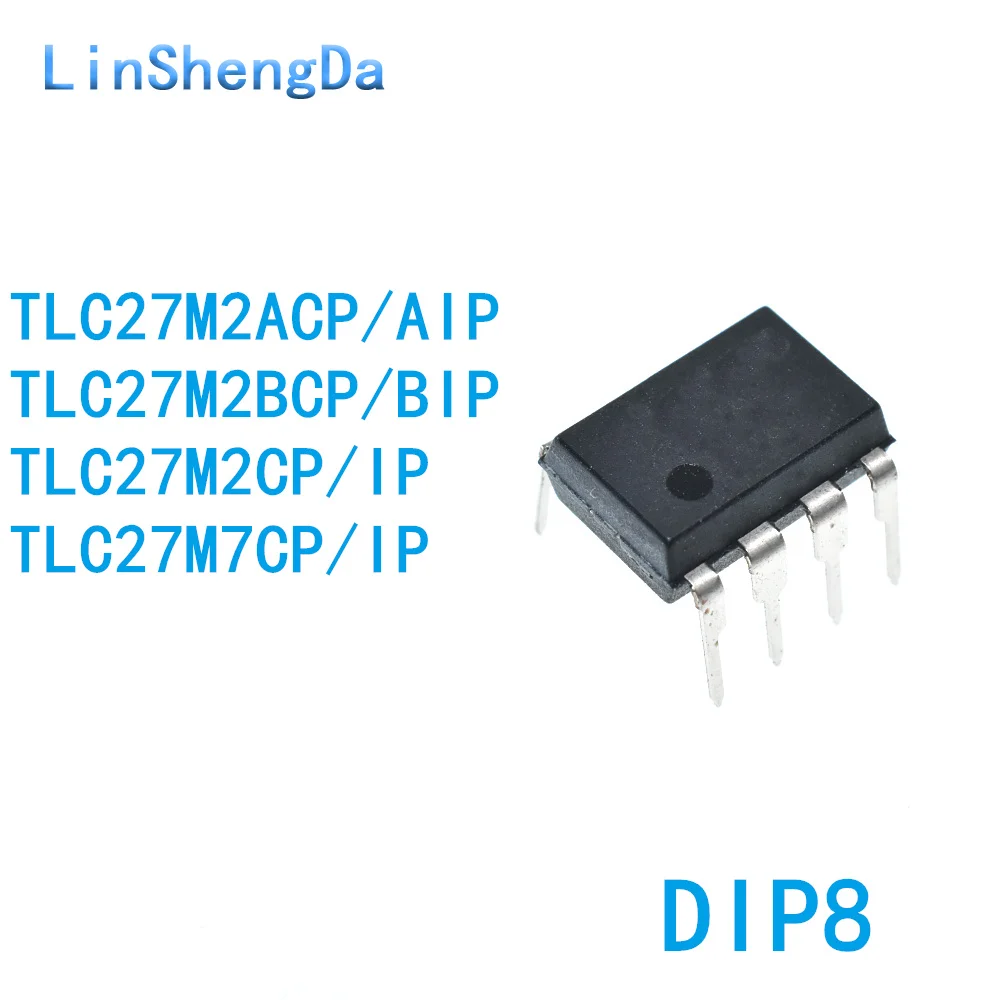 10PCS TLC27M2 27M7 C.A./ACP/AIP/BCP/BIP/CP/IP DIP8 em linha