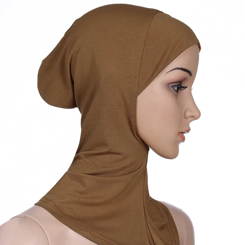 Couvre-tête Ninja musulman en coton pour femmes, couvre-chef intérieur Hijab islamique, sous-foulard Ninja, Bonnet en os