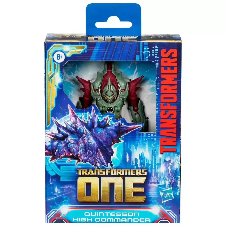 Hasbro Transformers Toys ONE Movie 8 Changers Quintesson High Commander Deluxe Actionfigur Spielzeug Kindergeschenke