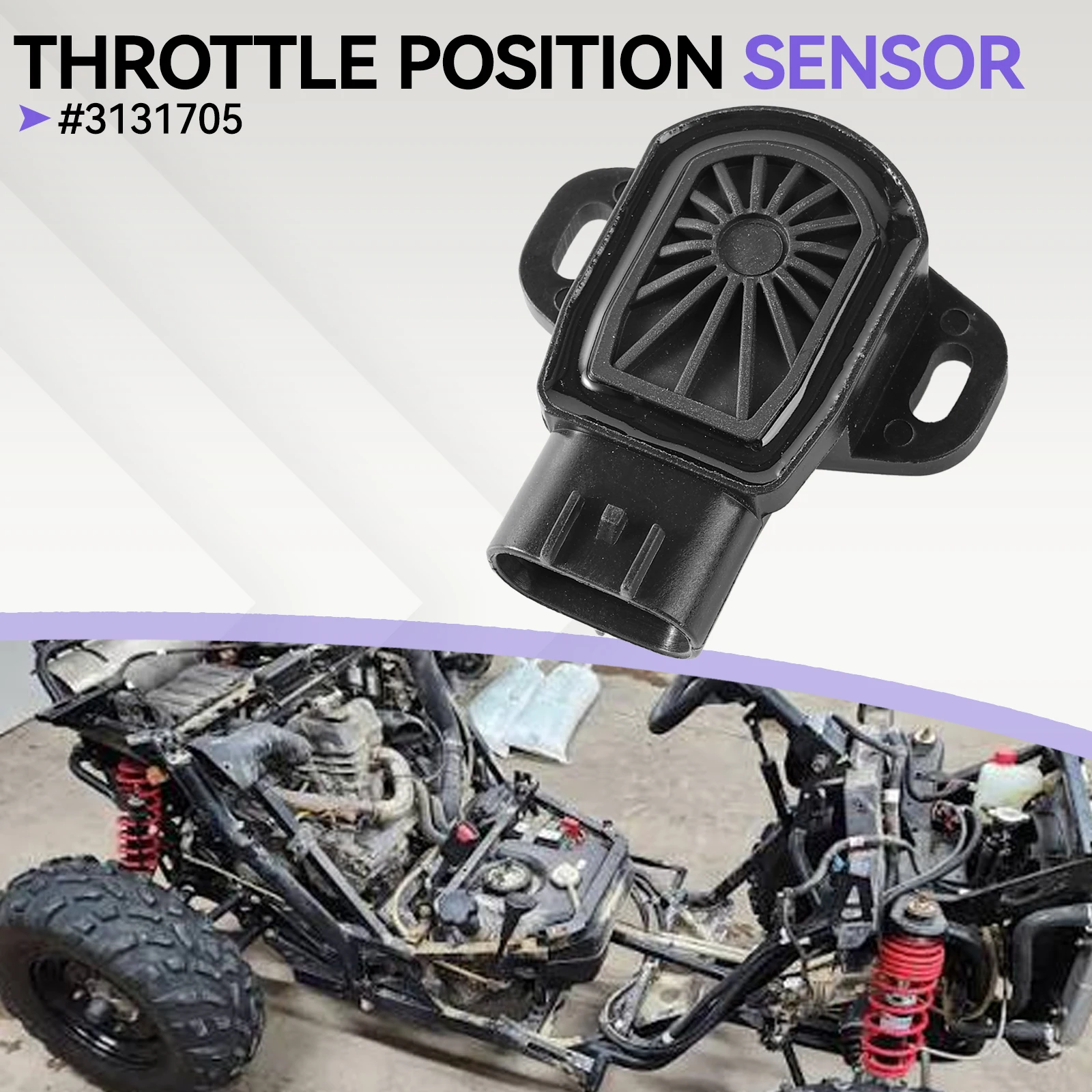 3131705 Throttle Position Sensor TPS For Polaris Sportsman Ranger RZR 500 550 800 Quad ATV Parts High Performance Sensor 26mm