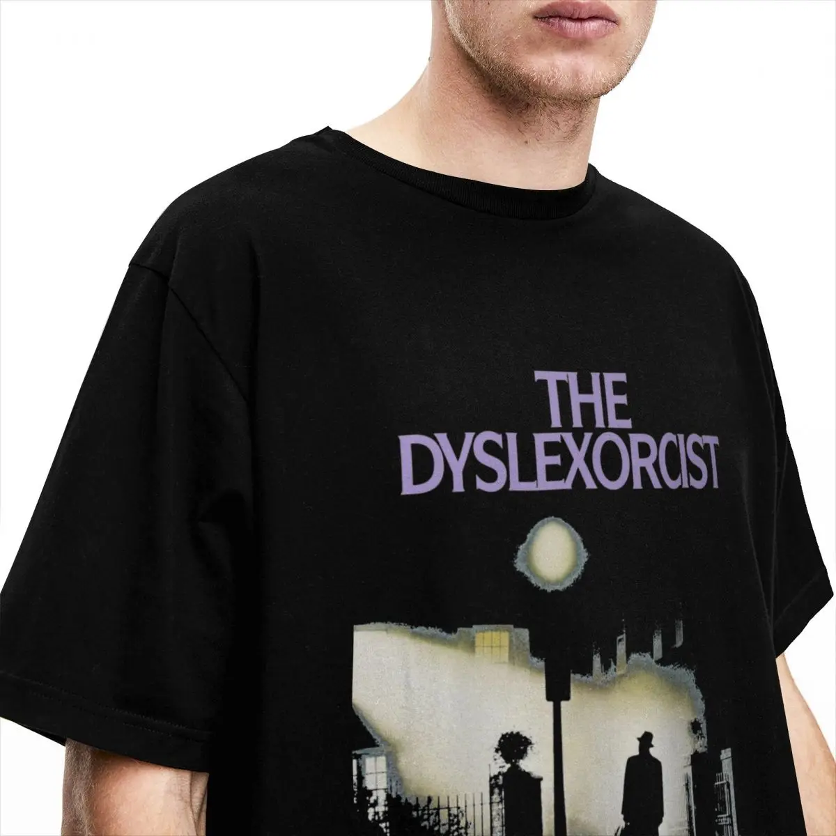 Men Women's T Shirt The Dyslexorcist Stuff Leisure Pure Cotton Short Sleeve Horror T Shirt Crewneck Clothing All Seasons