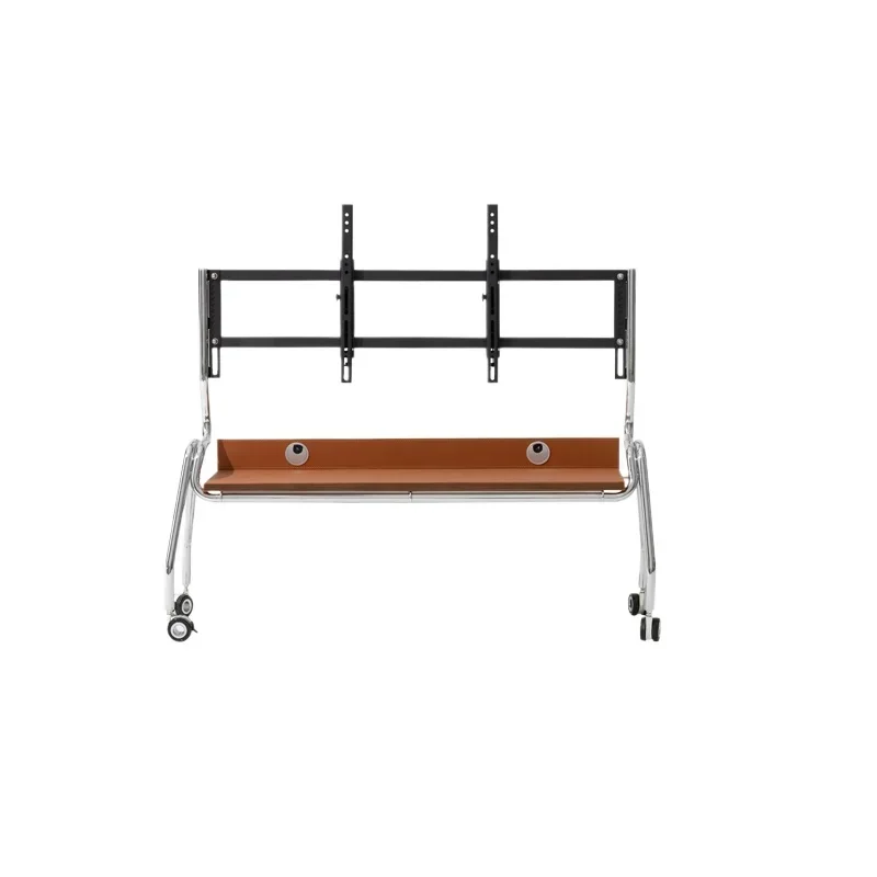 TV stand large size mirror TV stand stainless steel storage silent