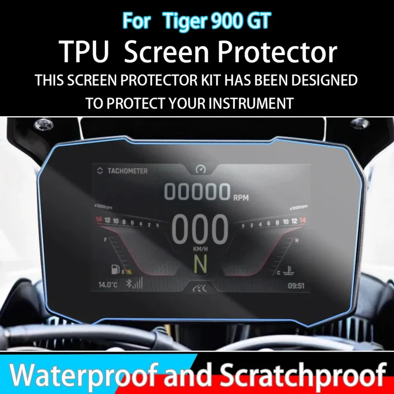 

Instrument Protection Film for Dashboard Screen Scratch Panel, Compatible with Tiger 900 RALLY PRO, Tiger900 GT 2020 2021