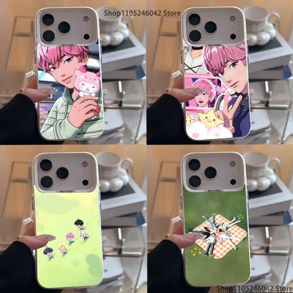 

Singer P-PLAVE B-Bamby For iPhone 17,16,15,14,13,12,11,Mini,Pro,E,SE4,XS,MAX White Shockproof Candy Matte Cover