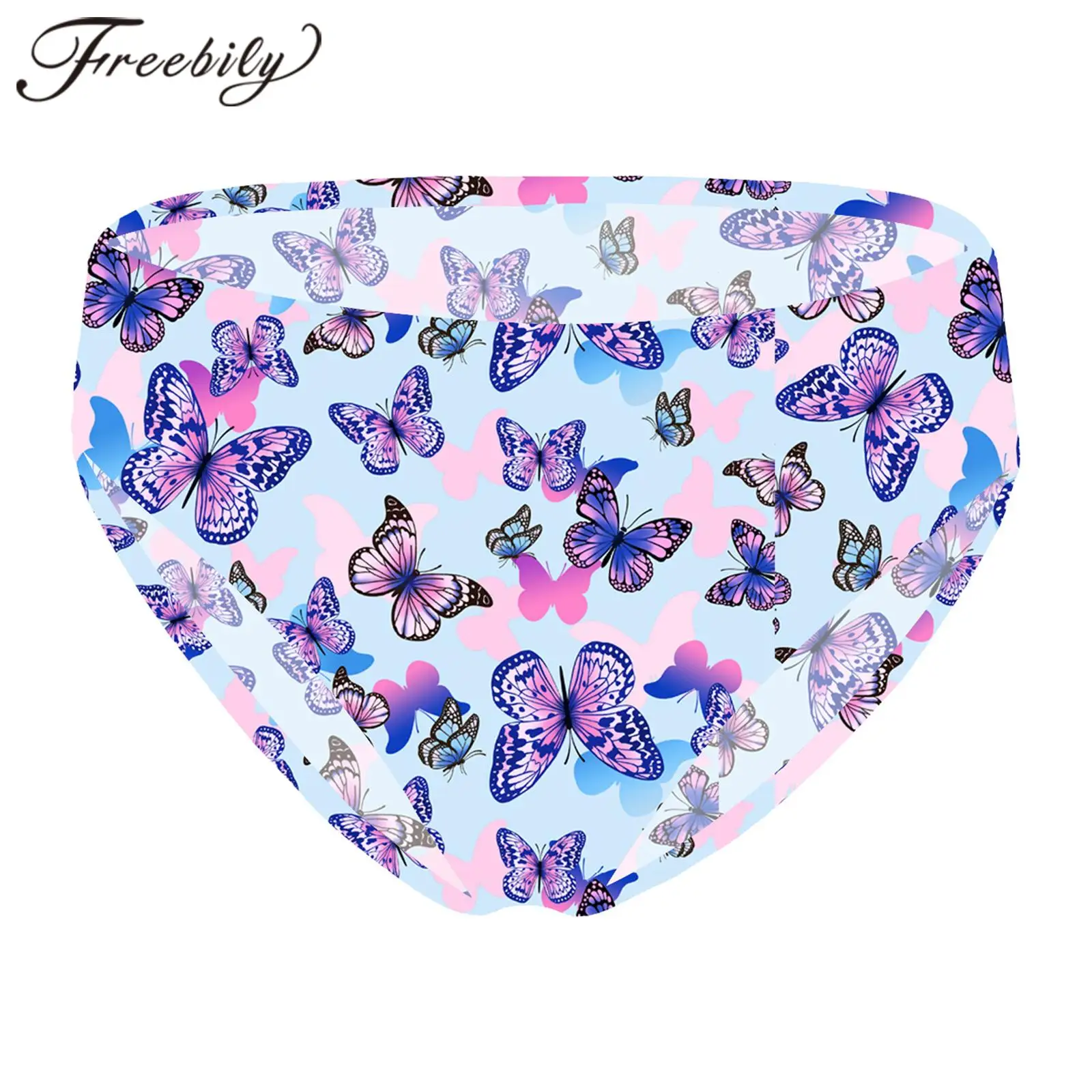 Children's Swimwear Kids Girls Printed Swim Bottoms Briefs for Beach Pool Swimming Panties Bathing Underwear Underpants