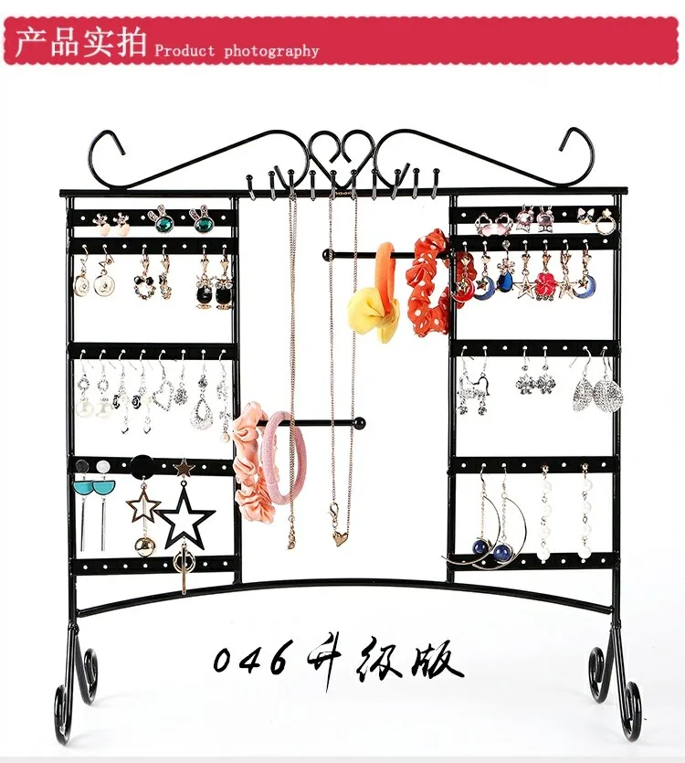 Hanging stud earrings, earrings rack, children's home exquisite storage jewelry display rack, night market street stall