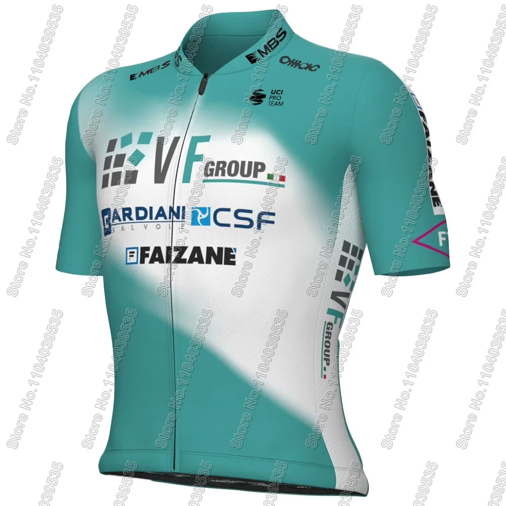 2025 Bardiani CSF Zestaw koszulek kolarskich Letnia odzież kolarska Włochy Mężczyźni Rower szosowy Koszulki Garnitur Spodenki rowerowe MTB Maillot Ropa