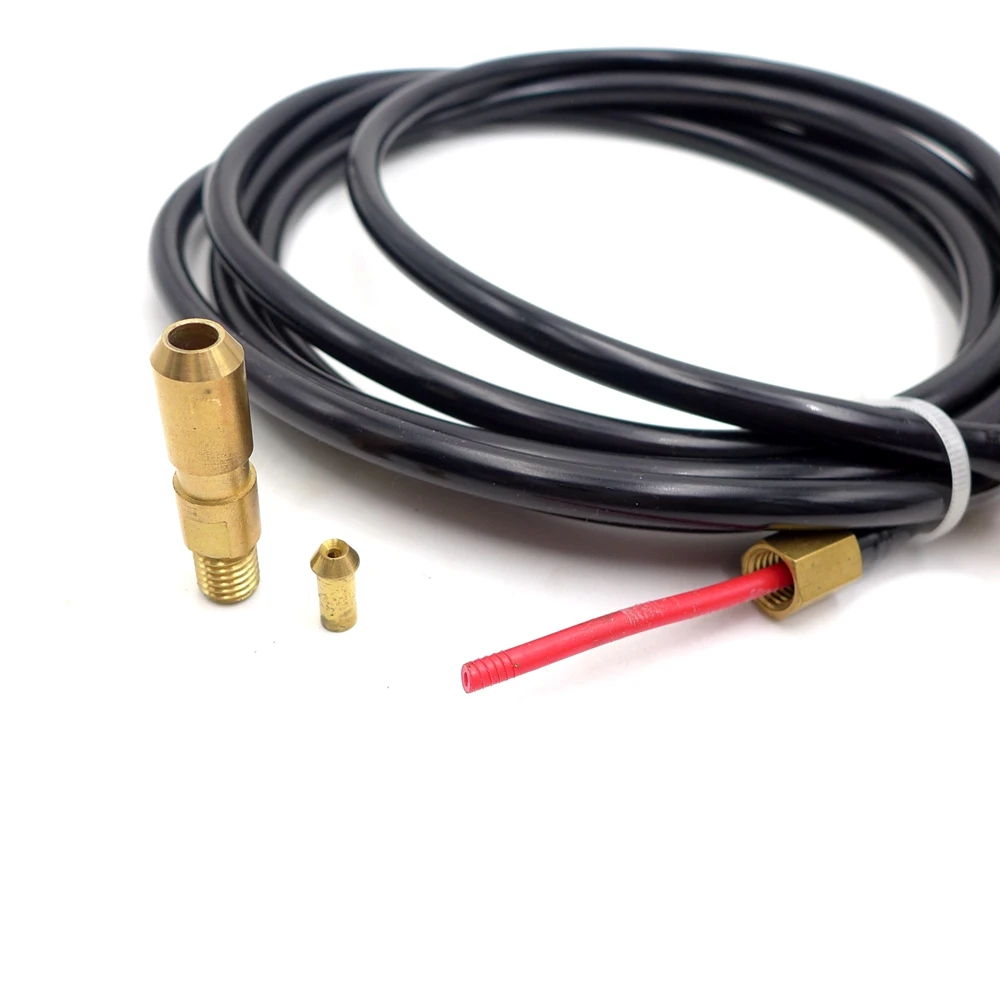 Imagem -04 - Alimentador Automático do Fio Máquina de Alimentação Soldador Tig Torch Liner pu Pipe Steel Aluminium Welding Tube Fit Wf007 Wf007 4m