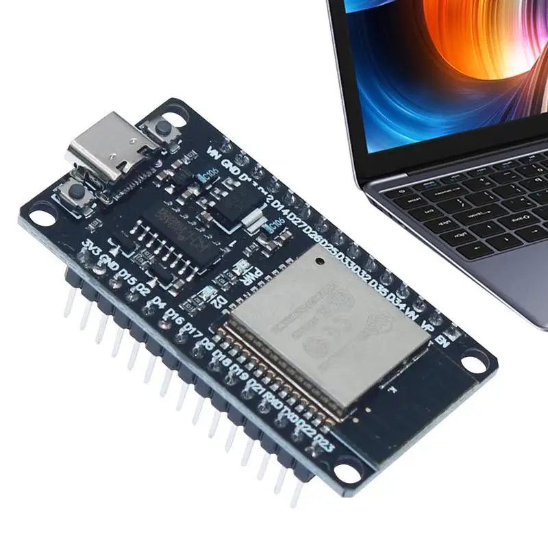 ESP32 WROOM-32 Development Board Dual Modes 30Pin TYPE-C CH340C WiFi+Bluetoot Ultra-Low Power Consumption Wireless Module